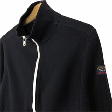 Load image into Gallery viewer, Paul and Shark Navy Zip Up Track Top - Medium (M) PTP 20.25&quot;
