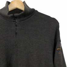 Load image into Gallery viewer, Paul and Shark Grey Bretagne Half Zip Pullover - Large (L) PTP 22.5&quot;
