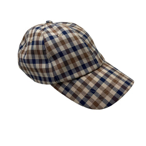 Aquascutum House Check Adjustable Cap  - One Size Fits All