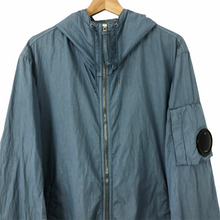 Load image into Gallery viewer, C.P Company Light Blue Arm Viewer Lens Hooded Jacket - 52 PTP 22.5&quot;
