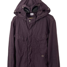 Load image into Gallery viewer, C.P Company Purple Goggle Hooded Overshirt - Double Extra Large (XXL) PTP 24&quot;
