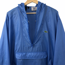 Load image into Gallery viewer, Vintage Light Blue Lacoste Izod Half Zip Cagoule - Extra Large (XL) PTP 27&quot;
