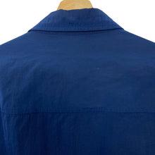 Load image into Gallery viewer, Paul and Shark Blue Nylon Shimmer Overshirt - Large (L) PTP 21&quot;
