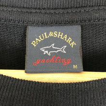 Load image into Gallery viewer, Paul and Shark Navy Embroidered Logo Crew Neck Sweater - Medium (M) PTP 20.75&quot;
