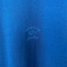 Load image into Gallery viewer, Paul and Shark Blue Crew Neck Sweater - Large (L) PTP 23.5&quot;
