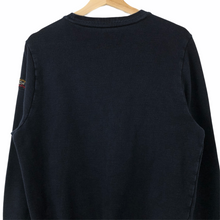 Load image into Gallery viewer, Paul and Shark Navy Logo Crew Neck Sweater - Medium (M) PTP 20&quot;
