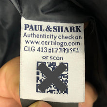 Load image into Gallery viewer, Paul and Shark Navy Padded Puffer Hooded Jacket - Medium (M) PTP 24&quot;
