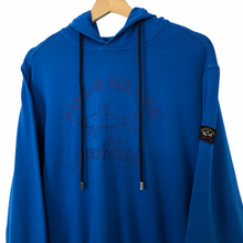 Load image into Gallery viewer, Paul and Shark Blue Logo Pullover Hoody - Large (L) PTP 22&quot;
