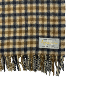 Aquascutum Classic House Check Pure Cashmere Scarf - One Size Fits All