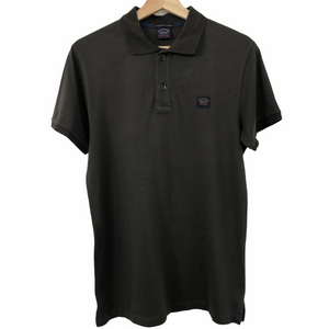 Paul and Shark Khaki / Brown Short Sleeved Polo - Medium (M) PTP 19.5"