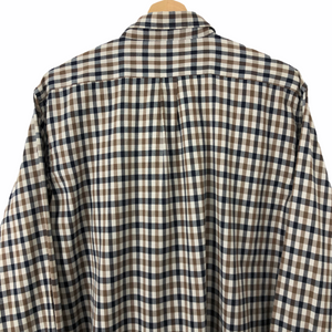 Aquascutum House Check Long Sleeved Shirt - Extra Large (XL) PTP 24.25"