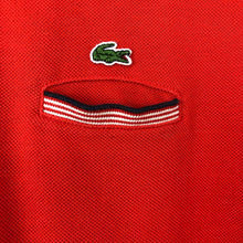 Load image into Gallery viewer, Lacoste Red Short Sleeved Polo - Medium (M) PTP 20.5&quot;
