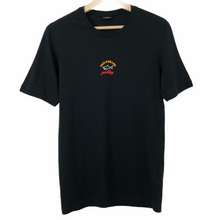 Load image into Gallery viewer, Paul and Shark Black Short Sleeved Logo T-Shirt - Small (S) PTP 18&quot;
