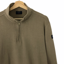 Load image into Gallery viewer, Paul and Shark Beige Half Zip Pullover Sweater - Large (L) PTP 22&quot;
