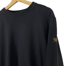 Load image into Gallery viewer, Paul and Shark Black Crew Neck Sweater - Extra Large (XL) PTP 24.25&quot;
