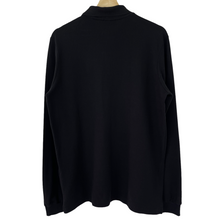 Load image into Gallery viewer, Paul and Shark Black Long Sleeved Polo - Large (L) PTP 21&quot;
