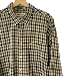 Aquascutum House Check Long Sleeved Shirt - Extra Large (XL) PTP 25.75"