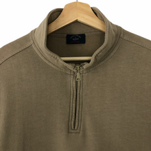 Load image into Gallery viewer, Paul and Shark Beige Half Zip Pullover Sweater - Large (L) PTP 22&quot;
