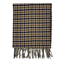 Load image into Gallery viewer, Aquascutum Classic House Check 100% Lambswool Scarf - One Size Fits All
