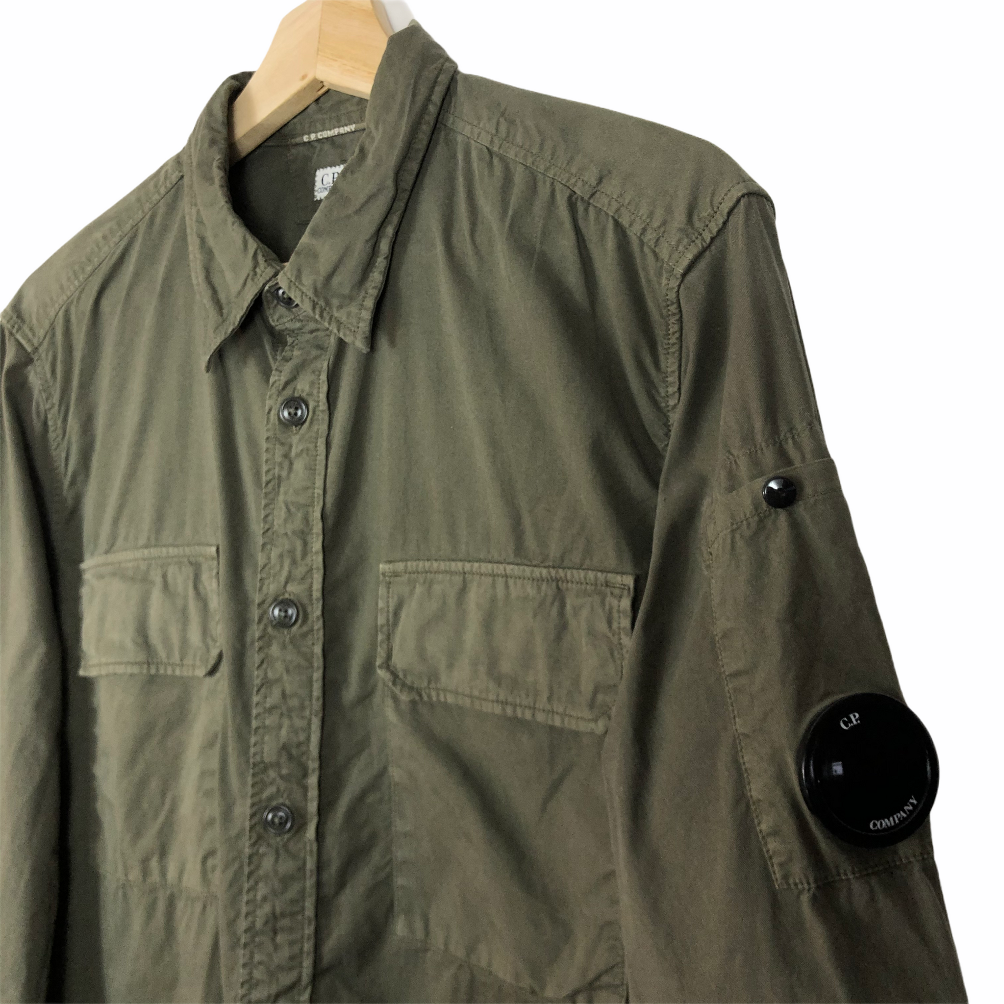 Cp company 2025 toffee lightweight overshirt
