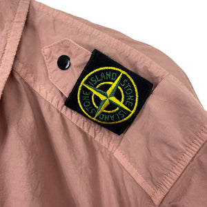 Stone Island Salmon Pink Full Zip Pocket Overshirt - Double Extra Large (XXL) PTP 26.25"