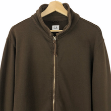 Load image into Gallery viewer, C.P Company Khaki Brown Watchviewer Zip Up - Large (L) PTP 23&quot;
