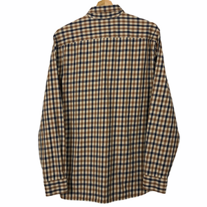 Aquascutum House Check Long Sleeved Shirt - Large (L) PTP 22"