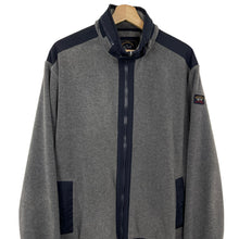 Load image into Gallery viewer, Paul and Shark Grey Zip Up Fleece Track Top - Extra Large (XL) PTP 26&quot;
