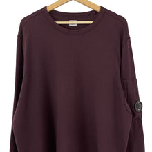 Load image into Gallery viewer, C.P Company Purple Crew Neck Lens Sweater - Double Extra Large (XXL) PTP 25&quot;
