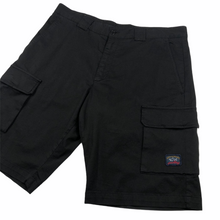 Load image into Gallery viewer, Paul and Shark Black Cargo Shorts - W 34&quot;
