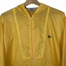 Load image into Gallery viewer, Vintage Yellow Lacoste Izod Half Zip Cagoule - Extra Large (XL) PTP 26.75&quot;
