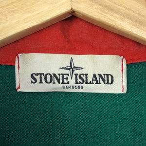 Stone Island Red Tela Stella Multi Pocket Field Jacket - Extra Large (XL) PTP 24.5"