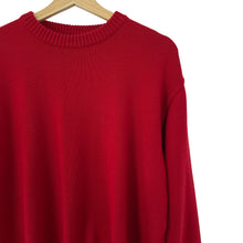 Load image into Gallery viewer, Paul and Shark Bretagne Red Crew Neck Sweater - Small (S) PTP 21&quot;
