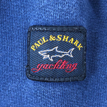 Load image into Gallery viewer, Paul and Shark Blue Logo Crew Neck Sweater - Medium (M) PTP 20.25&quot;
