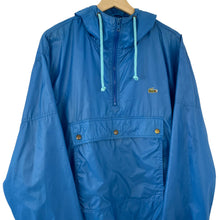 Load image into Gallery viewer, Vintage Light Blue Lacoste Izod Half Zip Cagoule - Medium (M) PTP 24.5&quot;
