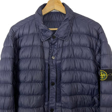 Load image into Gallery viewer, Stone Island Quilted Micro Yarn Down Puffer Overshirt - Double Extra Large (XXL) PTP 24.75&quot;
