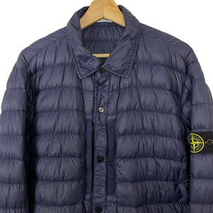 Stone Island Quilted Micro Yarn Down Puffer Overshirt - Double Extra Large (XXL) PTP 24.75"