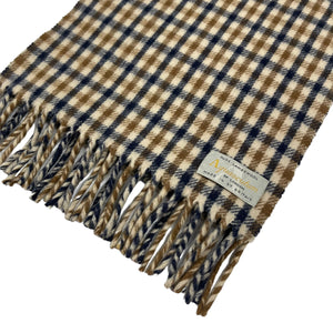 Aquascutum Classic House Check Pure Lambswool Scarf - One Size Fits All