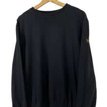 Load image into Gallery viewer, Paul and Shark Black Crew Neck Sweater - Extra Large (XL) PTP 24.25&quot;
