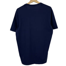 Load image into Gallery viewer, Aquascutum Navy / House Check Short Sleeved T-Shirt - Medium (M) PTP 21&quot;
