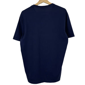 Aquascutum Navy / House Check Short Sleeved T-Shirt - Medium (M) PTP 21"