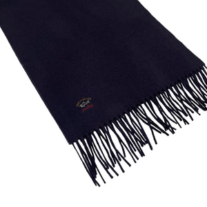 Paul and Shark Navy 100% Pure New Wool Scarf - One Size Fits All