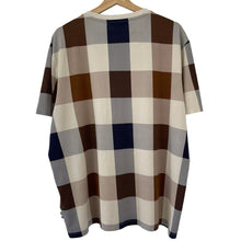 Load image into Gallery viewer, Aquascutum Block Check Short Sleeved T-Shirt - Double Extra Large (XXL) PTP 25&quot;
