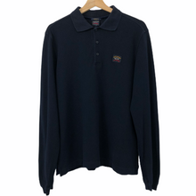 Load image into Gallery viewer, Paul and Shark Navy Long Sleeved Polo - Large (L) PTP 20.5&quot;
