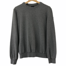 Load image into Gallery viewer, Paul and Shark Grey Logo Crew Neck Sweater - Medium (M) PTP 21.5&quot;
