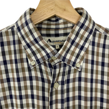 Load image into Gallery viewer, Aquascutum House Check Long Sleeved Shirt - Large (L) PTP 24.5&quot;
