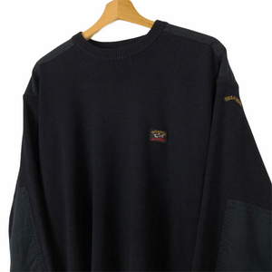 Vintage Paul and Shark Navy Bretagne Sweater - Large (L) PTP 25"