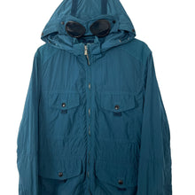 Load image into Gallery viewer, C.P Company Teal Multi Pocket Nysack Goggle Jacket - 50 PTP 20&quot;
