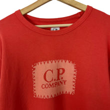 Load image into Gallery viewer, C.P Company Coral Crew Neck Logo Sweater - Extra Large (XL) PTP 23.5&quot;
