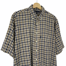 Load image into Gallery viewer, Aquascutum House Check Short Sleeved Shirt - Extra Large (XL) PTP 24.5&quot;
